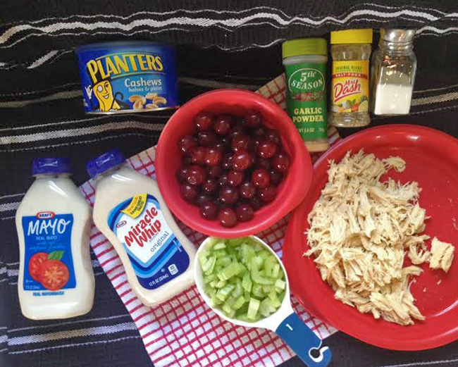 Ingredients for Chicken Salad