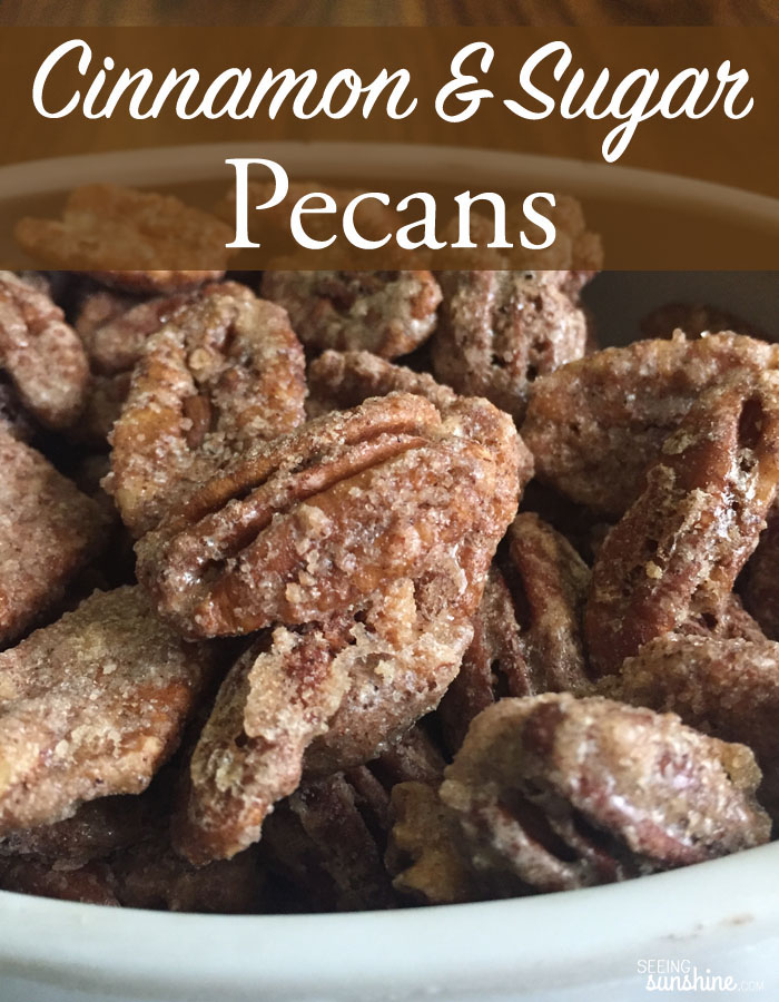 Cinnamon Sugar Pecans