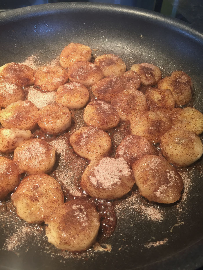 Fry Cinnamon Bananas