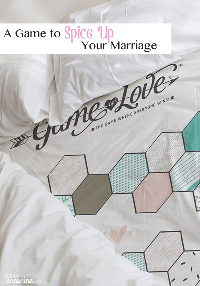 Spice up your marriage with this fun intimate game for the bedroom!