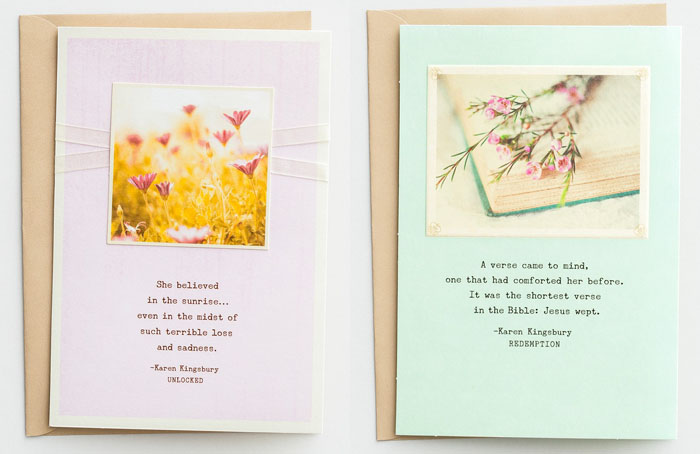 Karen Kingsbury Sympathy Cards