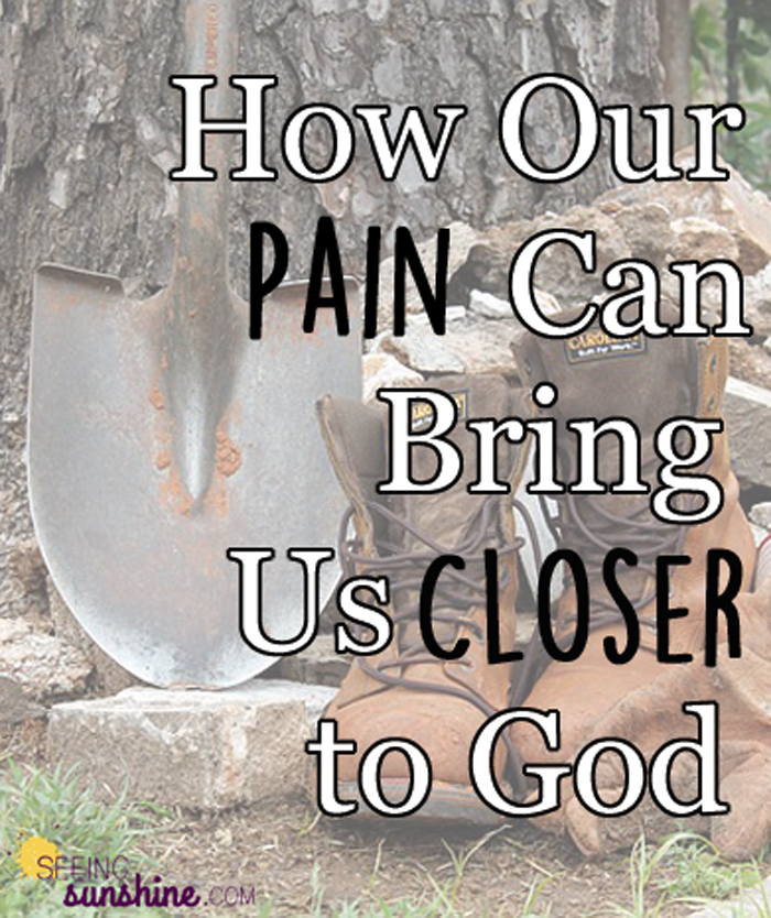 Your pain and struggles can bring you closer to God. Learn about hitting a deeper level with your Creator.