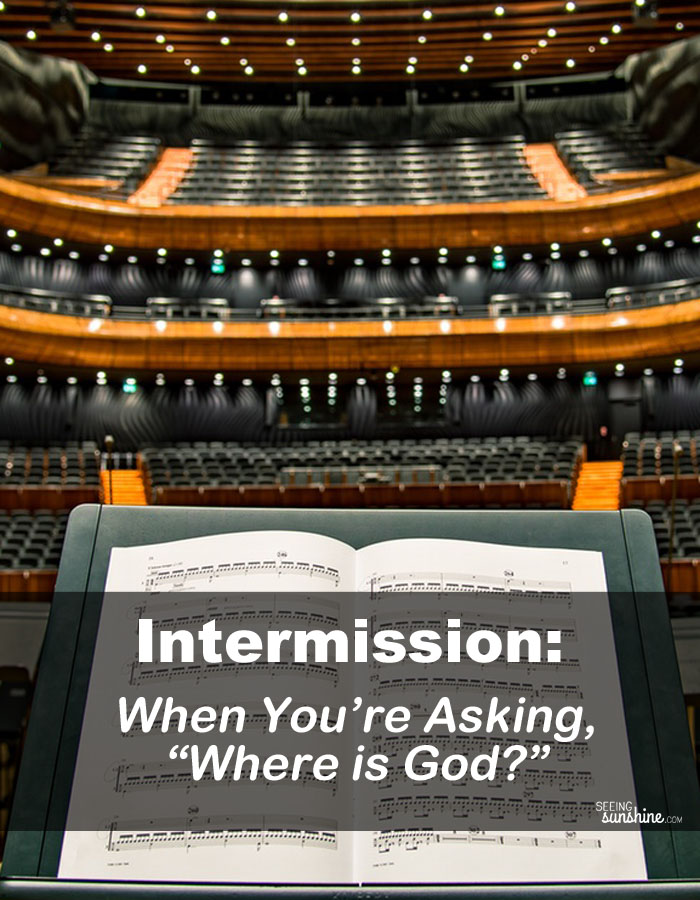 Intermission: When You're Asking, "Where is God?"