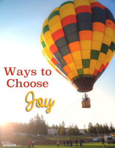 Ways to Choose Joy