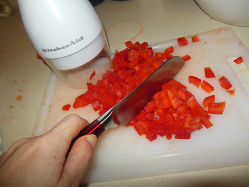 Chop Peppers