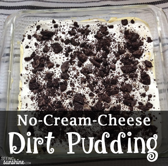 No-Cream-Cheese Dirt Pudding