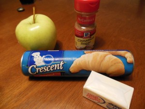 Ingredients for Apple Pie Bites