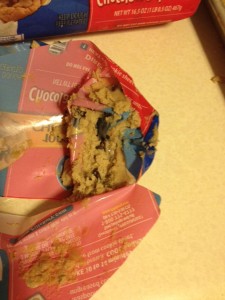 Leftover cookie dough
