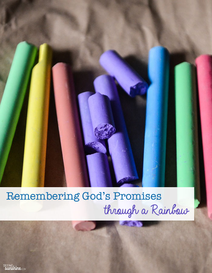 Are you struggling with believing God's promises? Just look at the rainbow to be reminded of all God has in store for you.