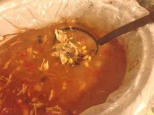 Chicken Tortilla Soup in Crock Pot