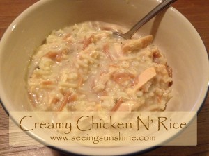 Creamy Chicken N’ Rice