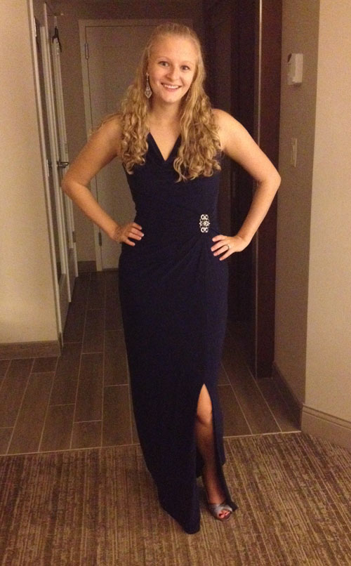 My dress at the military ball -- what to expect.