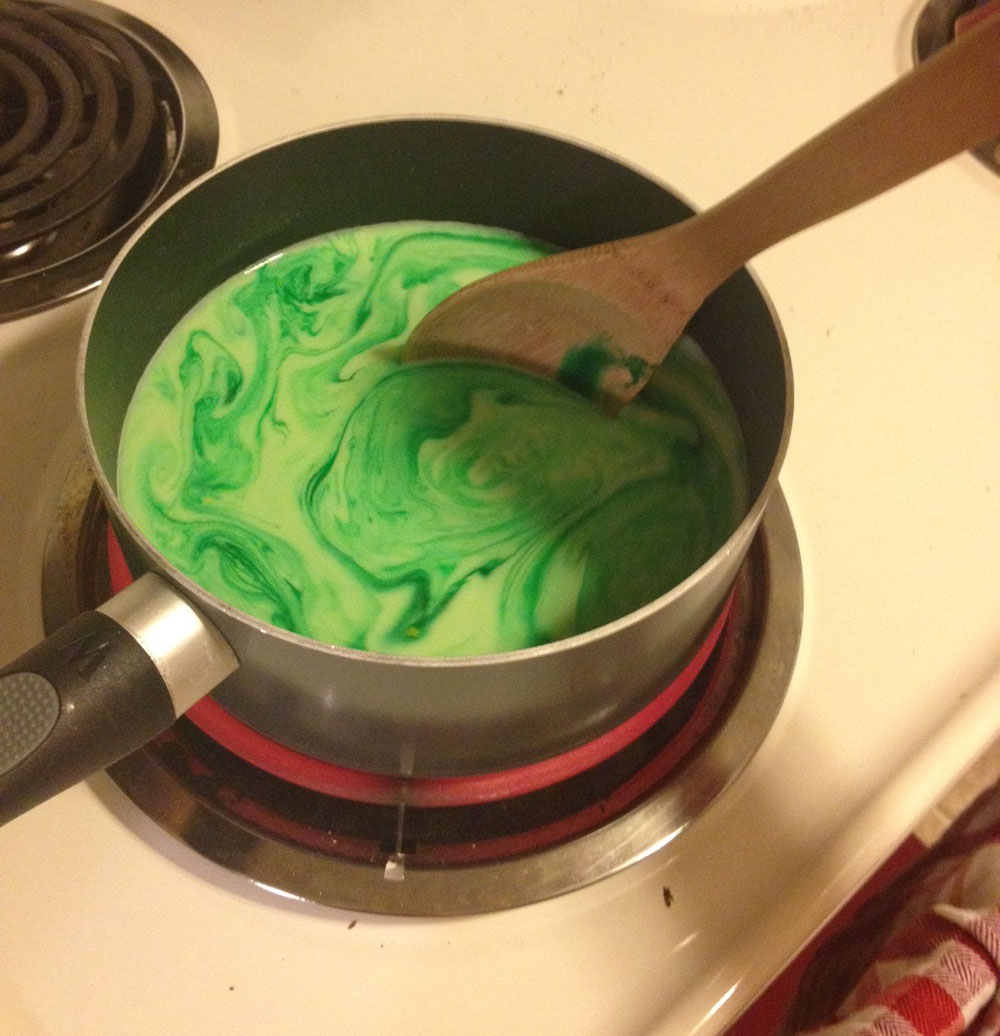 Add food coloring