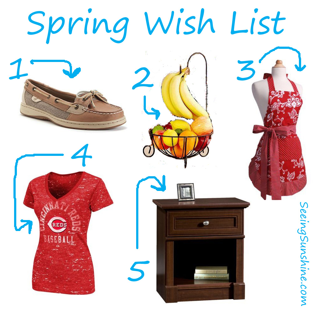 Spring Wish List