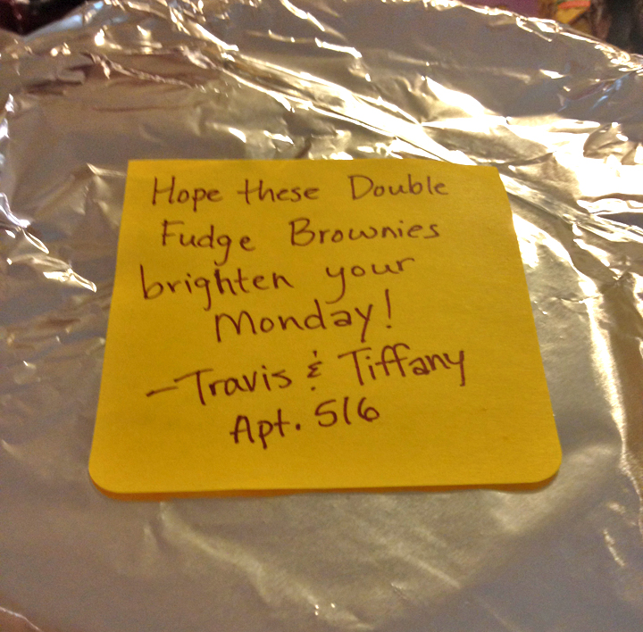 Learn about my strive for hospitality in this short post about delivering brownies to neighbors.