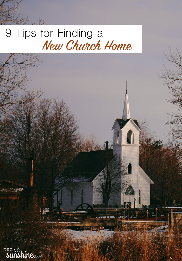 Looking for a new church to call home? It can be difficult, but don't get discouraged. Check out these 9 tips for finding a new church and make it easier.
