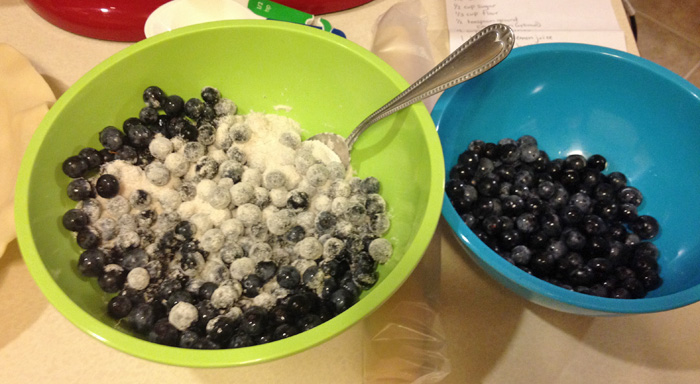 Stir in Blueberries