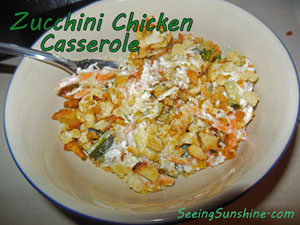 Zucchini Chicken Casserole