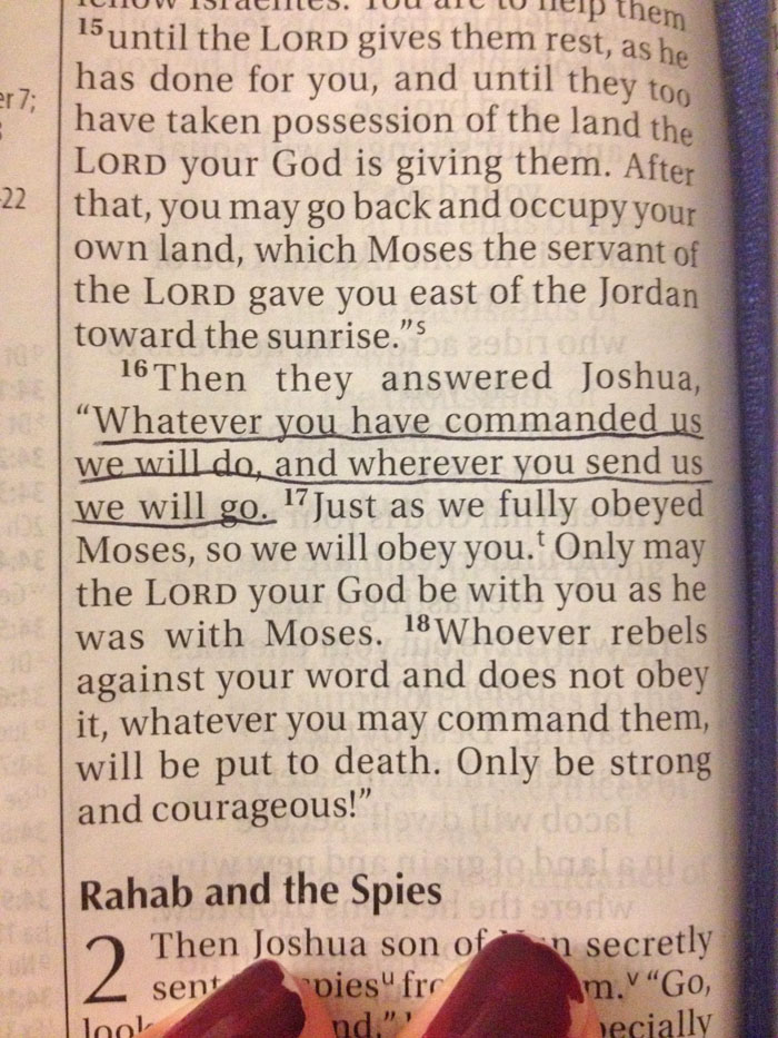 Joshua 1-2