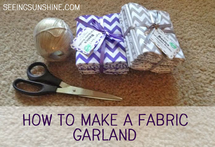 How to Make a Fabric Garland