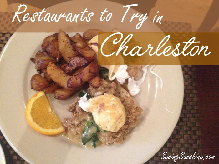 Restaurants to try in Charleston