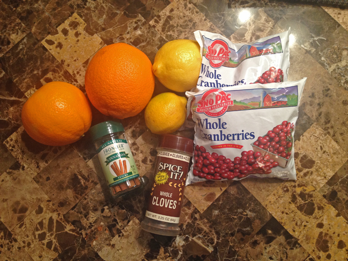 Ingredients for Winter Punch