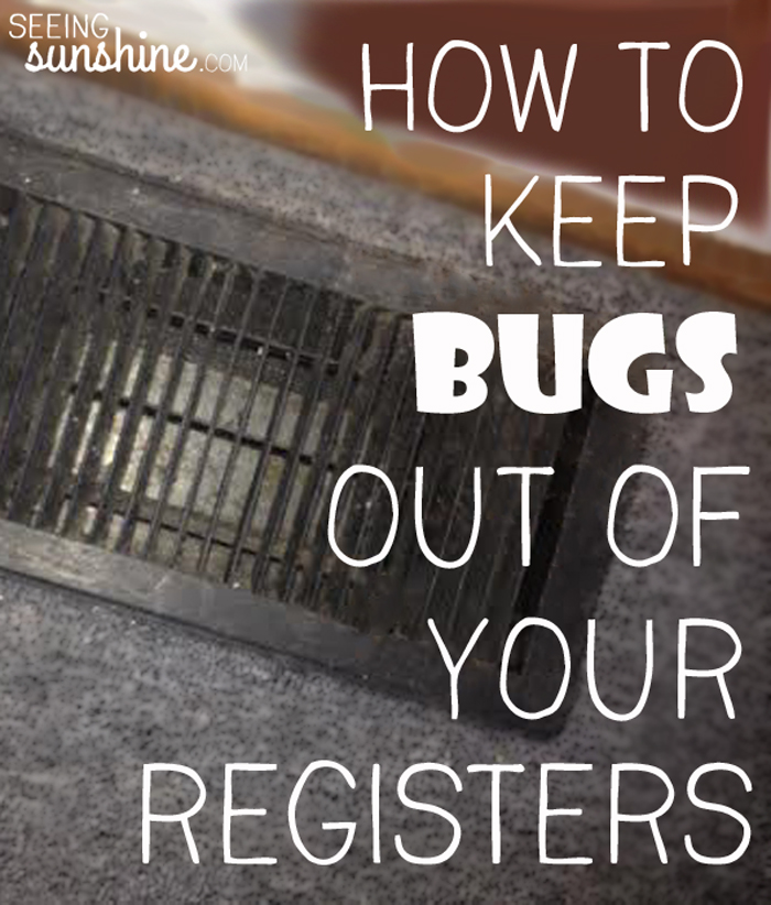 How To Keep Bugs Out of Your Register