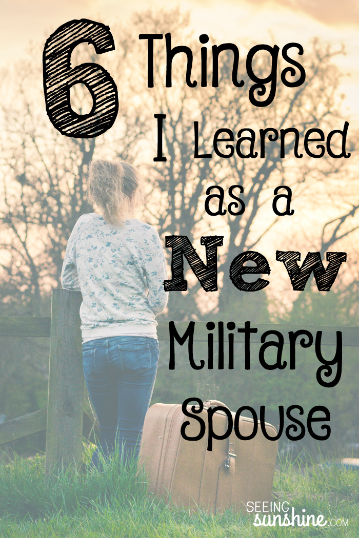 Things I Learned as a New Military Spouse