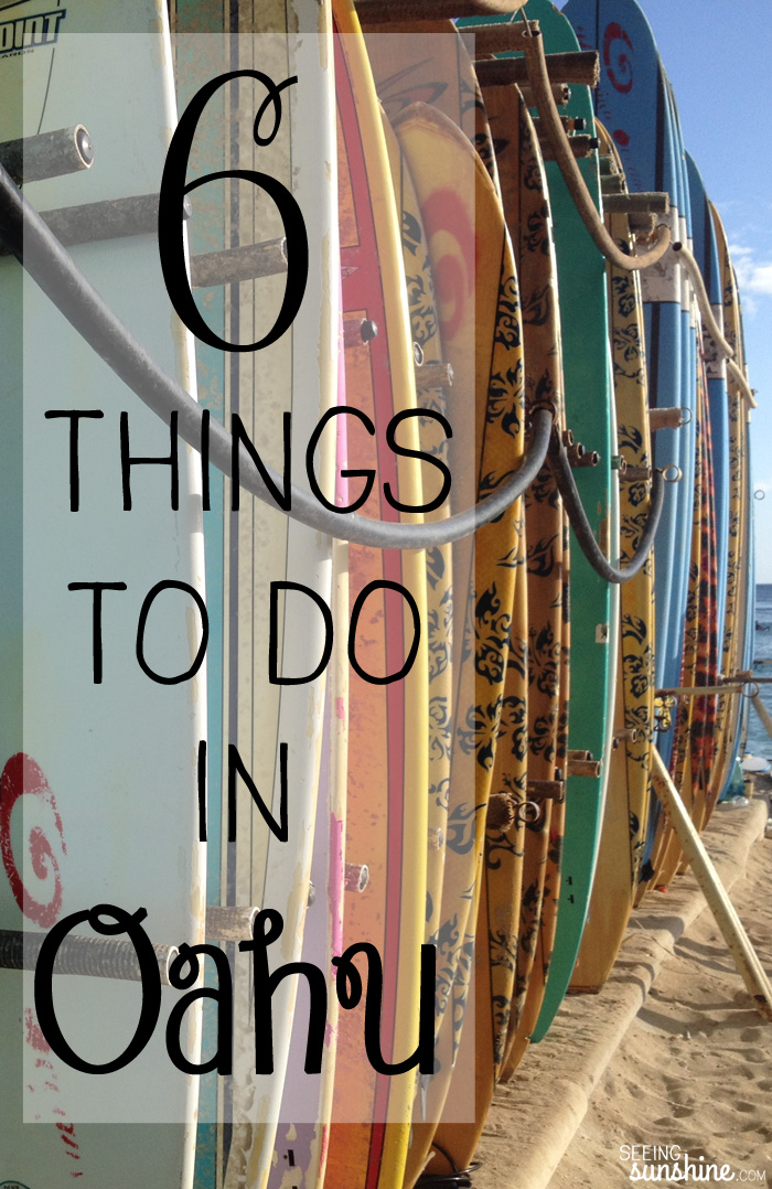 6 Things to do in Oahu