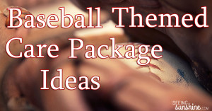 Baseball Themed Care Package