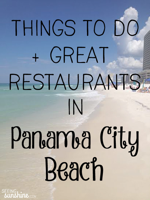 Check out this great list of things to do in Panama City Beach + a list of restaurants to try!