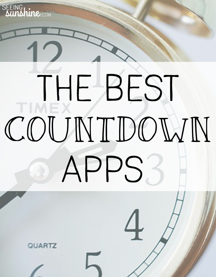 The Best Countdown App Seeing Sunshine