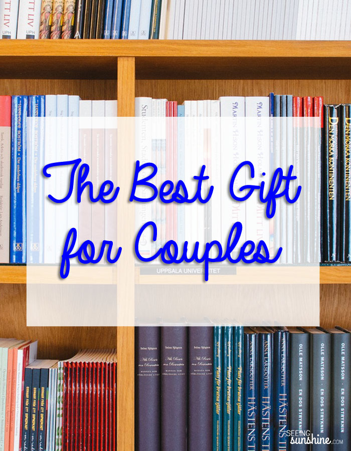 Questions for Couples: The best gift for any couple who wants the best for their relationship is this book. It is full of personal questions that should be answered before marriage -- what a way to strengthen your relationship.