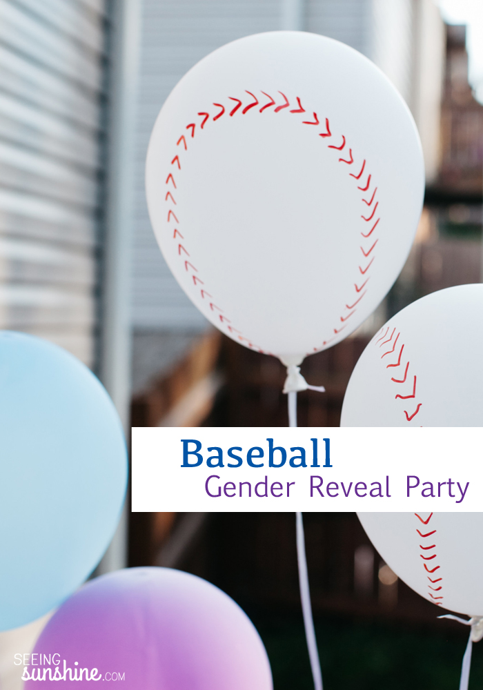 Baseball Gender Reveal Party