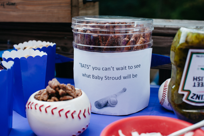 Baseball Gender Reveal Party Food
