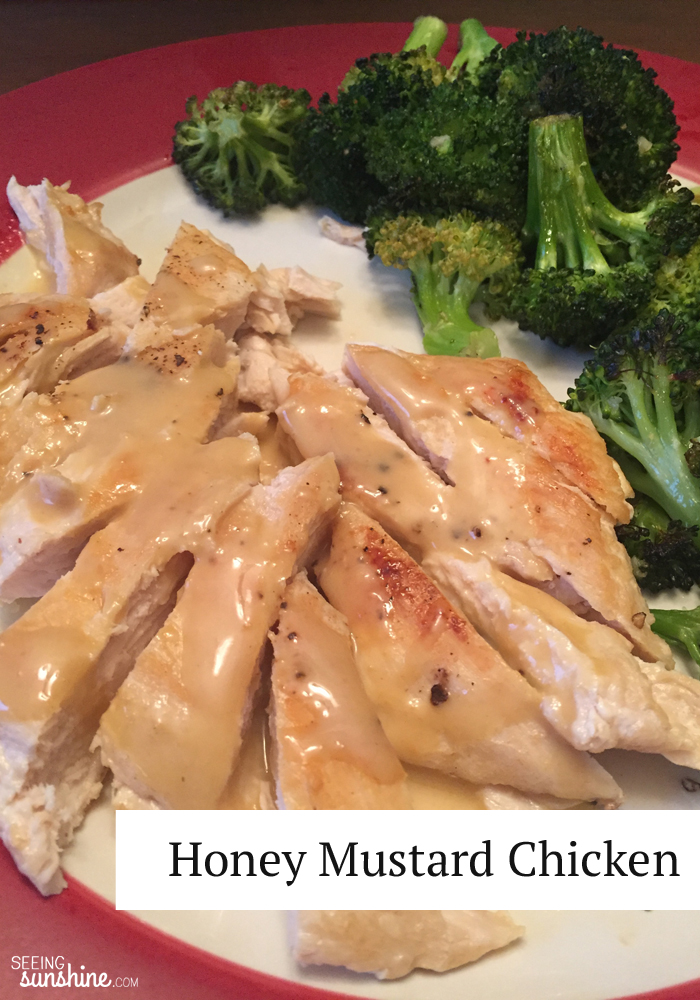 Try this delicious honey mustard chicken -- such an easy recipe!