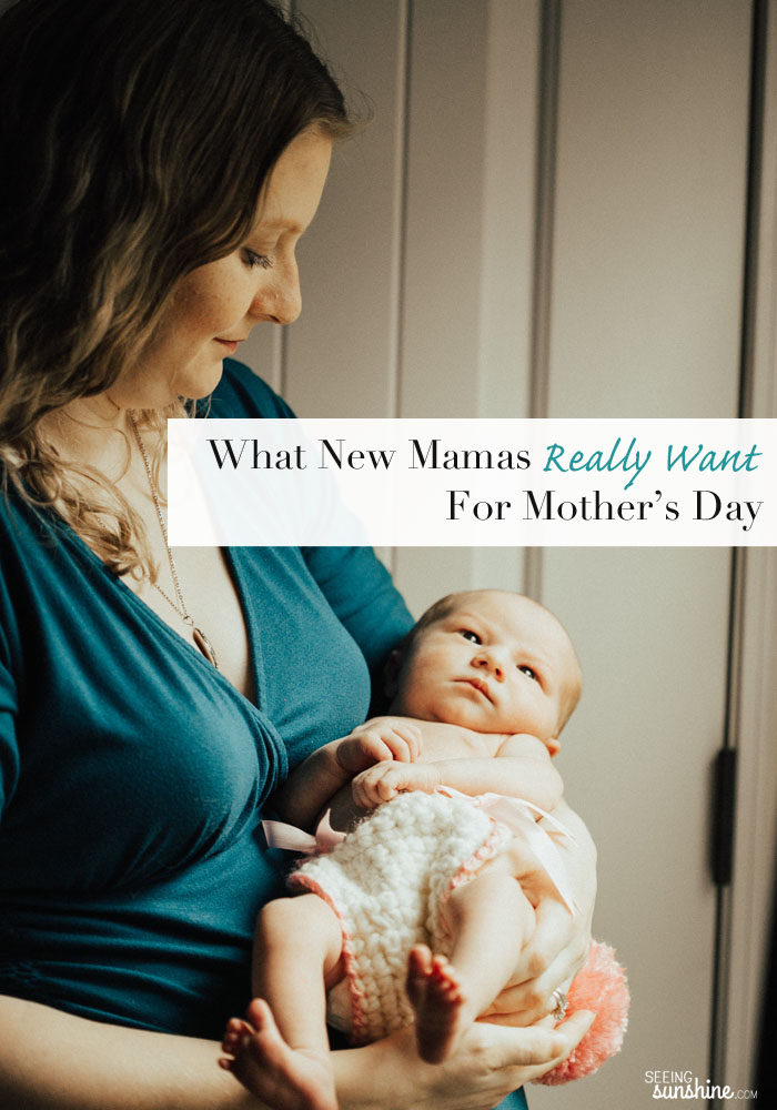 As a new mama, here is what I want for Mother's Day. I bet I'm not the only one who could use some sleep!