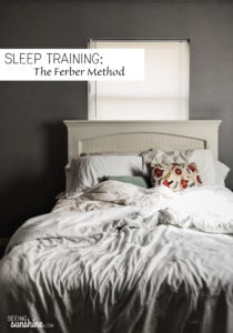 Sleep Training: Round 2 (The Ferber Method)