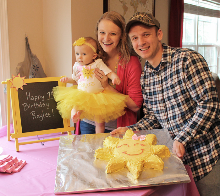 Check out all the details from this sunshine first birthday party!