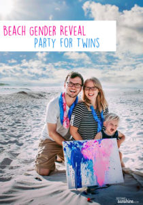 Twin Beach Gender Reveal Party