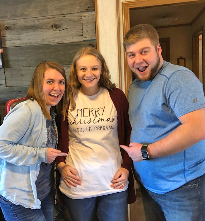 Sharing the news about baby #2!