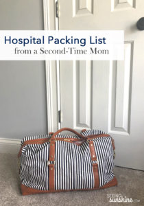 Hospital Packing List My Second Time Around