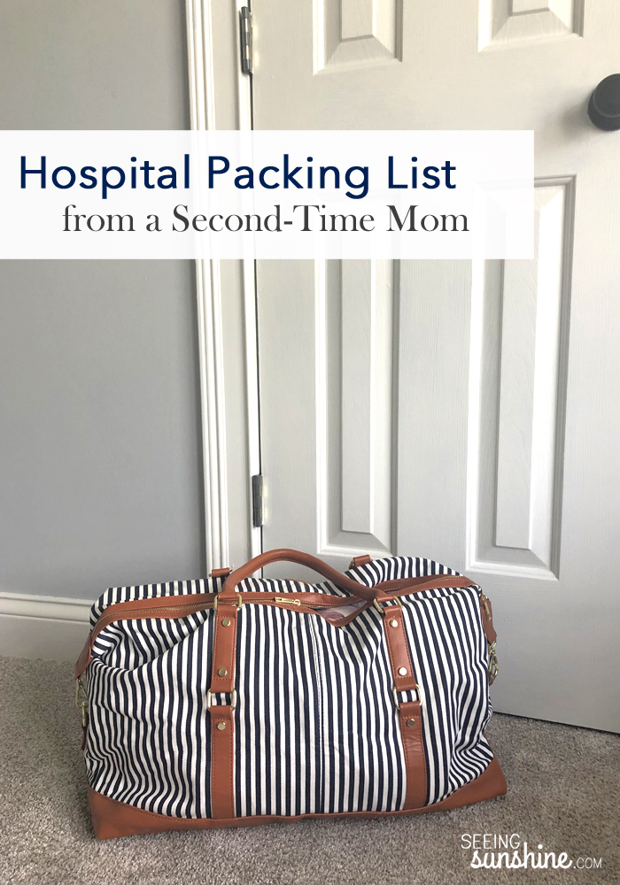 I've been around the block, so I had a much better idea of what should go on my hospital packing list. Check it out here!