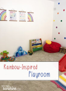 Rainbow Inspired Playroom